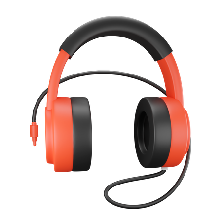 Casque de musique  3D Illustration