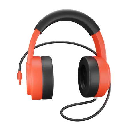 Casque de musique  3D Illustration