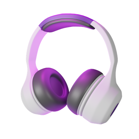 Casque de musique  3D Illustration