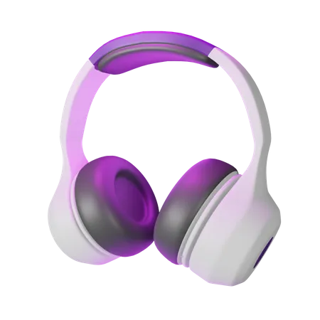 Casque de musique  3D Illustration