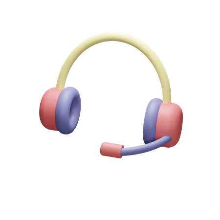 Casque de musique  3D Illustration