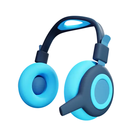 Casque de musique  3D Illustration