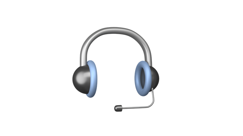 Casque de musique  3D Illustration