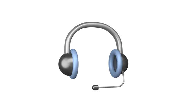 Casque de musique  3D Illustration