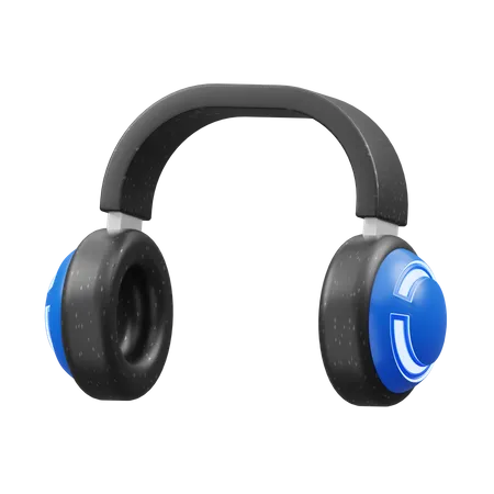 Casque de musique  3D Icon