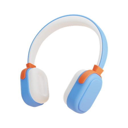 Casque de musique  3D Illustration