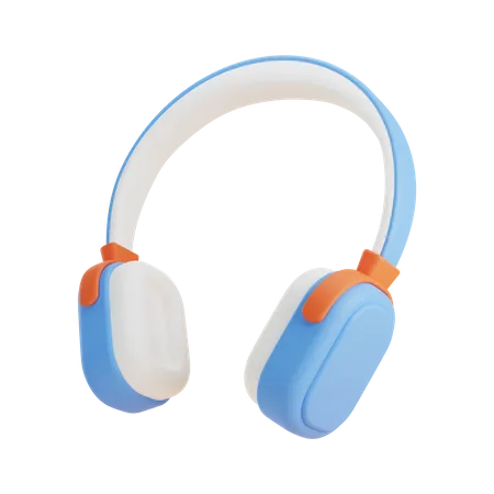 Casque de musique  3D Illustration