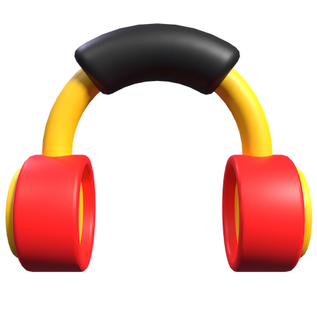 Casque de musique  3D Icon