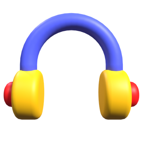 Casque de musique  3D Icon