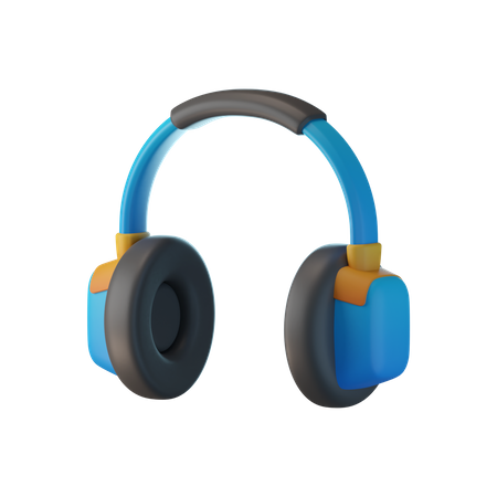 Casque de musique  3D Icon