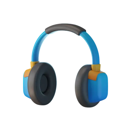 Casque de musique  3D Icon