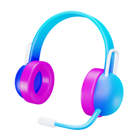 Casque de musique  3D Icon