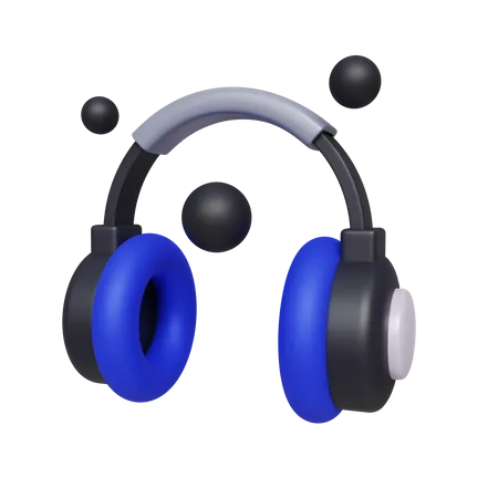 Casque de musique  3D Icon