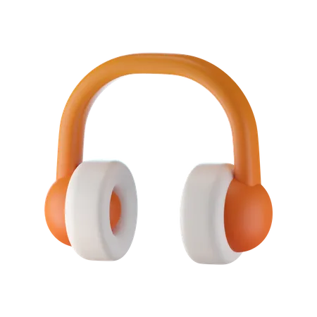 Casque de musique  3D Icon