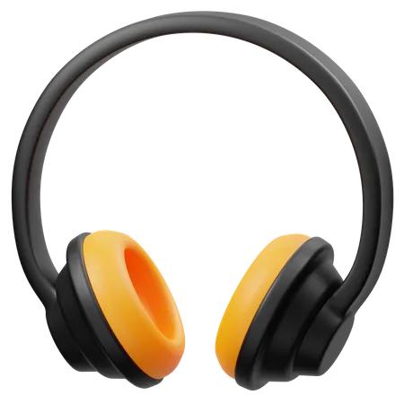 Casque de musique  3D Icon