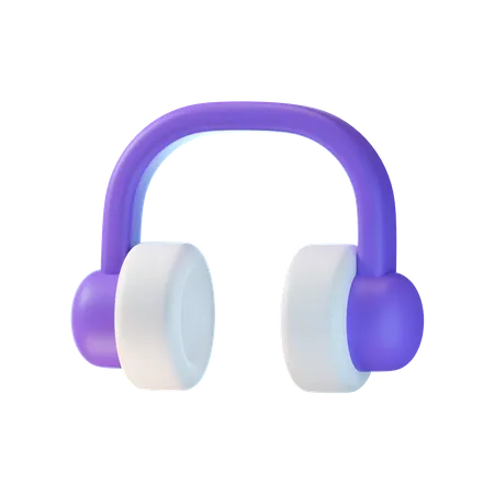 Casque de musique  3D Icon