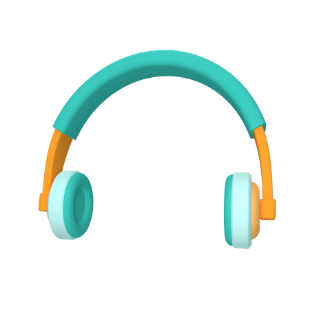 Casque de musique  3D Icon