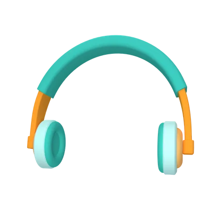 Casque de musique  3D Icon