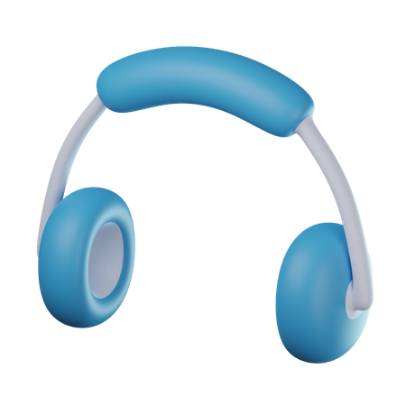 Casque de musique  3D Icon