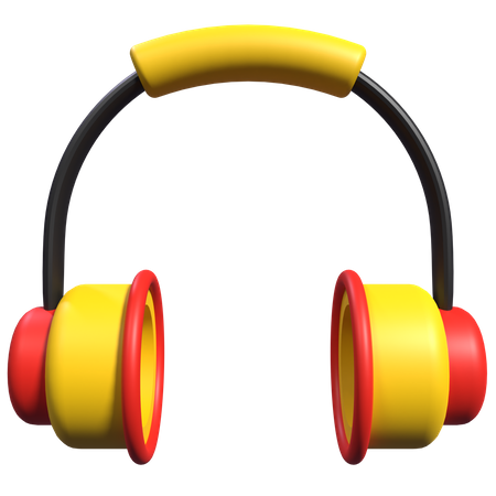 Casque de musique  3D Icon