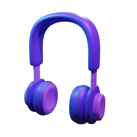 Casque  3D Icon