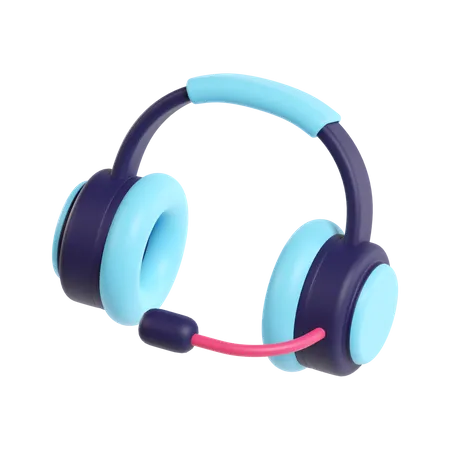 Casque de musique  3D Icon