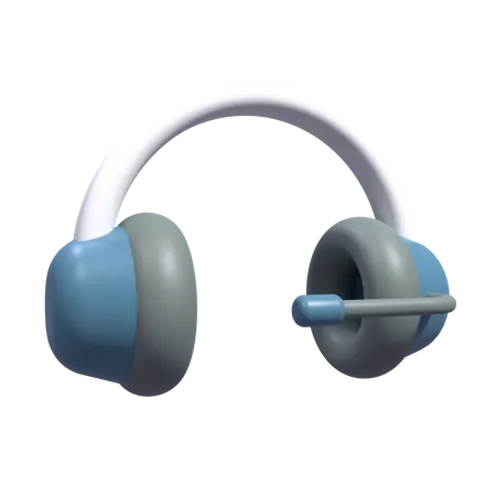 Casque de musique  3D Icon