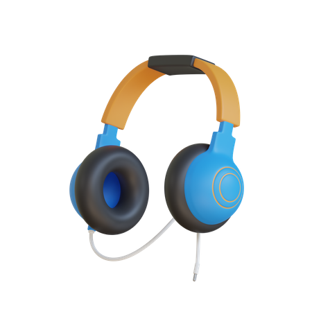 Casque de musique  3D Icon