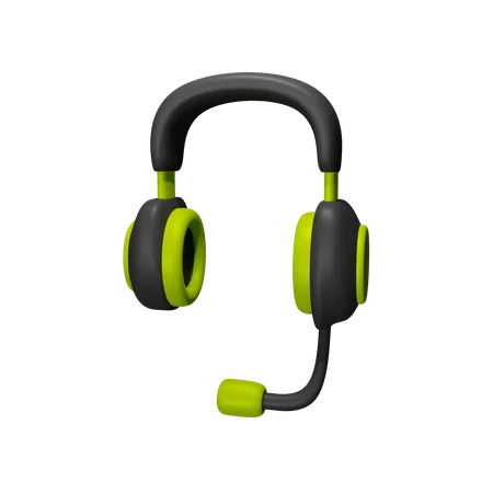 Casque de musique  3D Icon