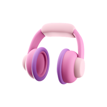 Casque de musique  3D Icon