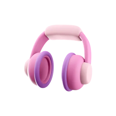 Casque de musique  3D Icon