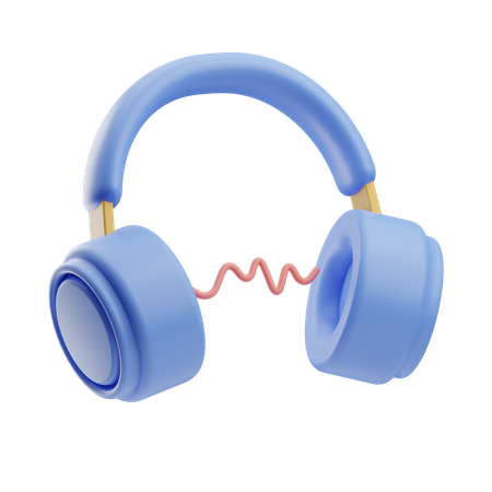 Casque de musique  3D Icon