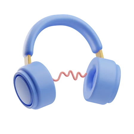 Casque de musique  3D Icon