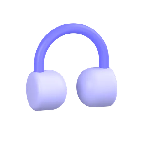 Casque de musique  3D Icon