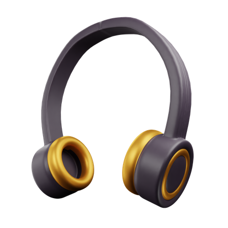 Casque de musique  3D Icon