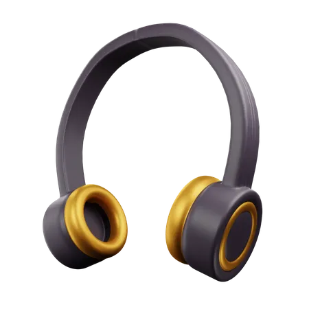 Casque de musique  3D Icon