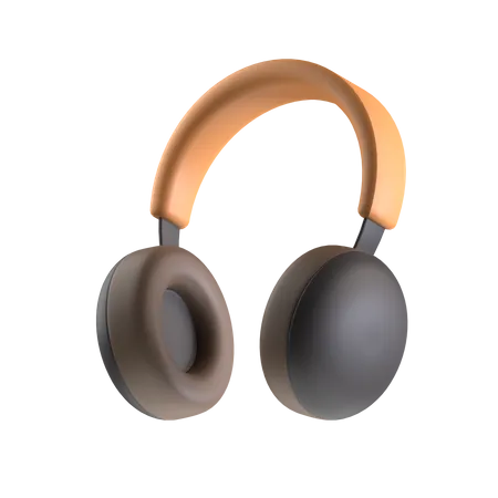 Casque de musique  3D Icon