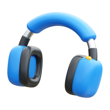 Casque de musique  3D Icon