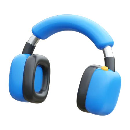 Casque de musique  3D Icon