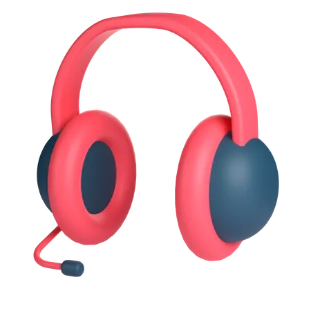 Casque de musique  3D Icon