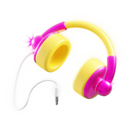 Casque de musique  3D Icon