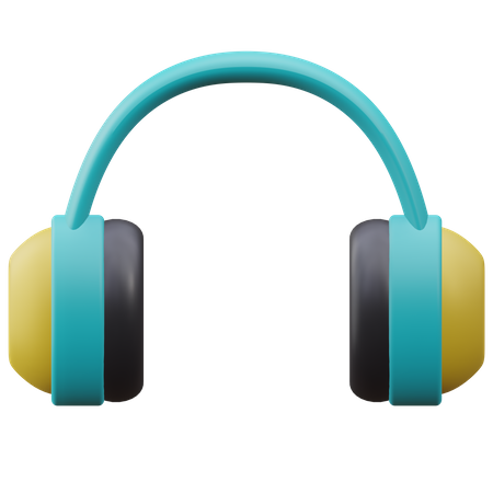Casque  3D Icon