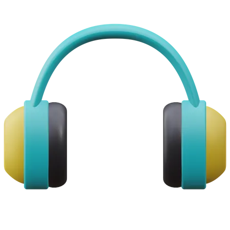 Casque  3D Icon