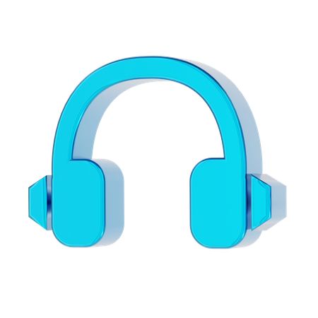 Casque de musique  3D Icon