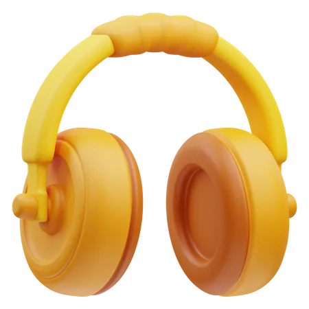 Casque de musique  3D Icon