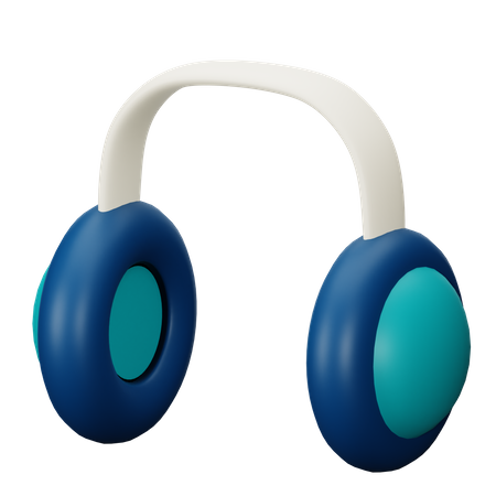 Casque de musique  3D Icon