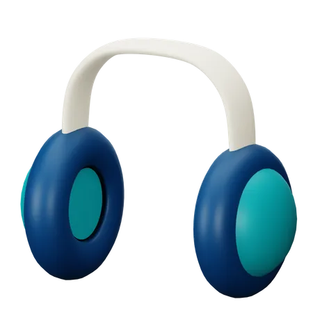 Casque de musique  3D Icon