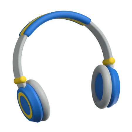 Casque de musique  3D Icon