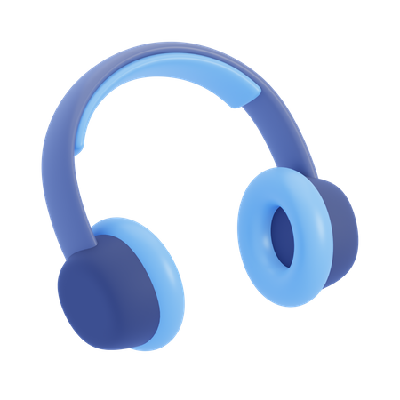 Casque de musique  3D Icon