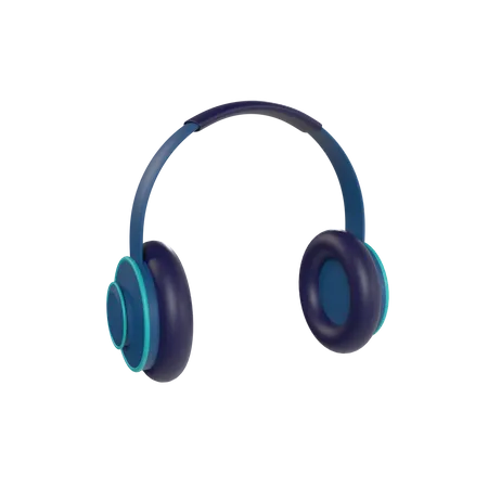 Casque de musique  3D Icon